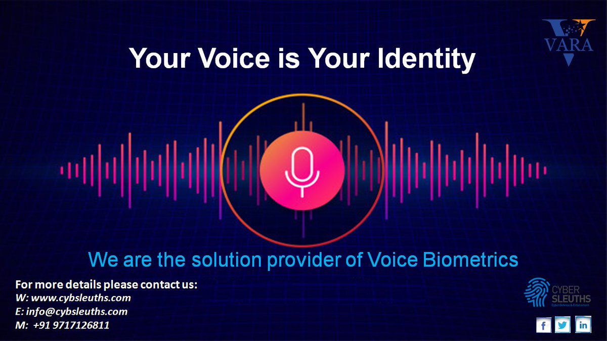SleuthsCyber's tweet photo. Your voice is your password.
Contact us,
https://t.co/oTd78R9VxJ
info@cybsleuths.com
#cybersecurity #cyberattack #cybercrime #cybersafety #cybersolytions #phishing #malware #ransomware #facialrecognition #voicerecognition #voicebiometric #informationsafety #datasafety #databreach https://t.co/a6a3FkDpeo