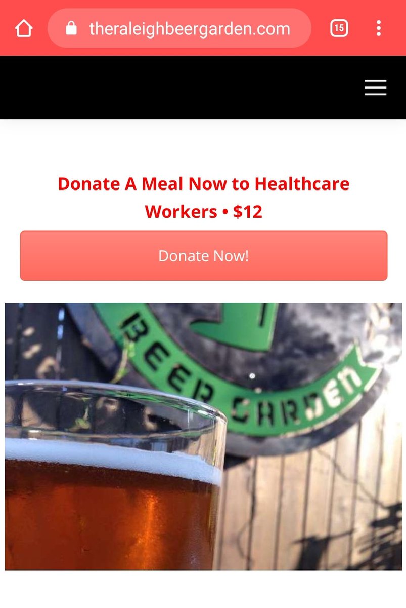 Want to help a local Healthcare worker?

Hop on our website now and buy a meal for a Raleigh Hospital Healthcare Worker!

We will be delivering these meals this Friday afternoon so get your orders in now!!!