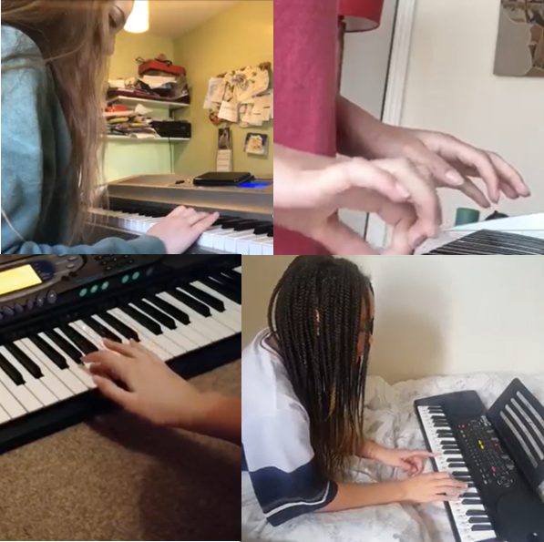 AVBMusicDept's tweet photo. Here are just some pictures from our first lockdown music challenge. Students from years 7-12 took part. From cellos to keyboard, clarinets to guitars, what a pleasure it has been to listen to you all. #educationwithcharacter #avbproud #avonawesome https://t.co/vBvf81qwwq