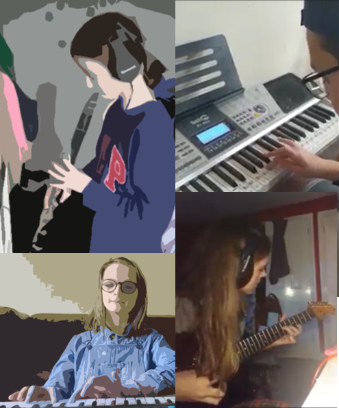 AVBMusicDept's tweet photo. Here are just some pictures from our first lockdown music challenge. Students from years 7-12 took part. From cellos to keyboard, clarinets to guitars, what a pleasure it has been to listen to you all. #educationwithcharacter #avbproud #avonawesome https://t.co/vBvf81qwwq
