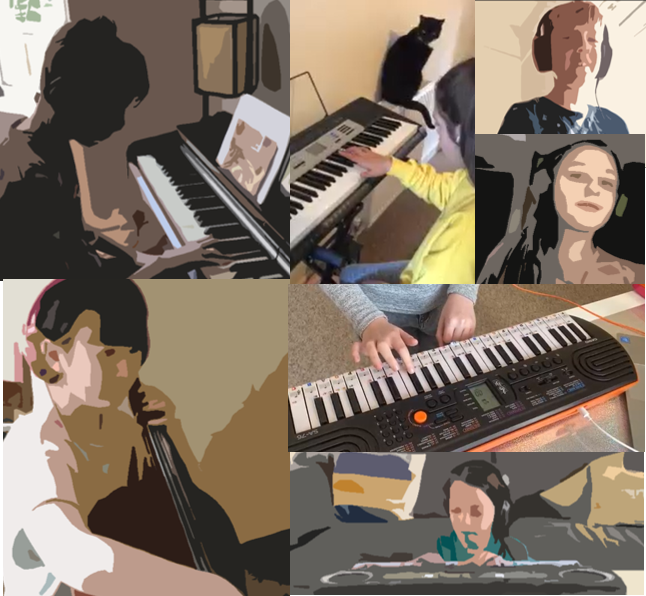 AVBMusicDept's tweet photo. Here are just some pictures from our first lockdown music challenge. Students from years 7-12 took part. From cellos to keyboard, clarinets to guitars, what a pleasure it has been to listen to you all. #educationwithcharacter #avbproud #avonawesome https://t.co/vBvf81qwwq