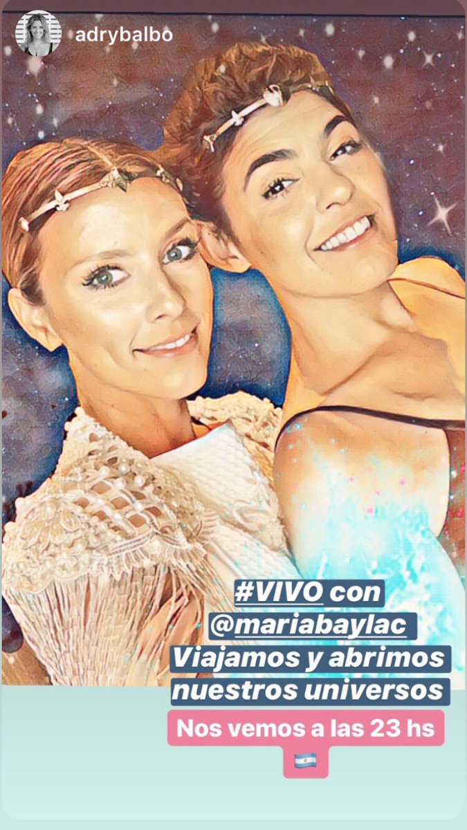 Hoy con Adry Balbo <a href="/adrybalbo/">Adriana Balbo</a> compartimos una misma pasion y otras cosas que contaremos en Vivo a las 23:00 hs por nuestras cuentas de instagram