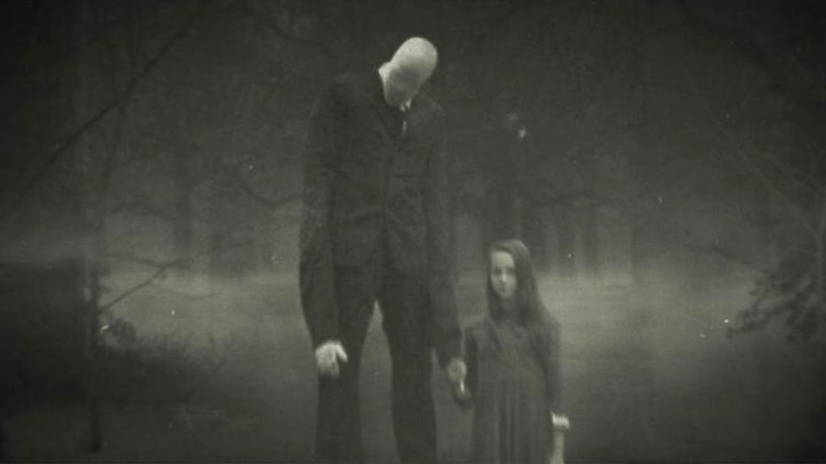 Slenderman -> Arambourgiania-not actually part of the group-Tall/lanky- genuinely unsettling to look at.