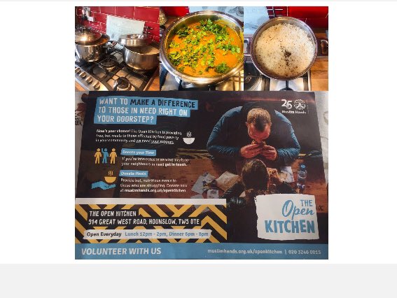 SandhuKitchen's tweet photo. Yesterday Sandhu Kitchen donated food to @OpenKitchenMH where they provide free meals for the people affected by food poverty.They need all the donations they can get .Call or go on to the website to either donate or get in touch with them to help out. #COVIDー19 #HelpTheHungry https://t.co/l9AIeA6oKY