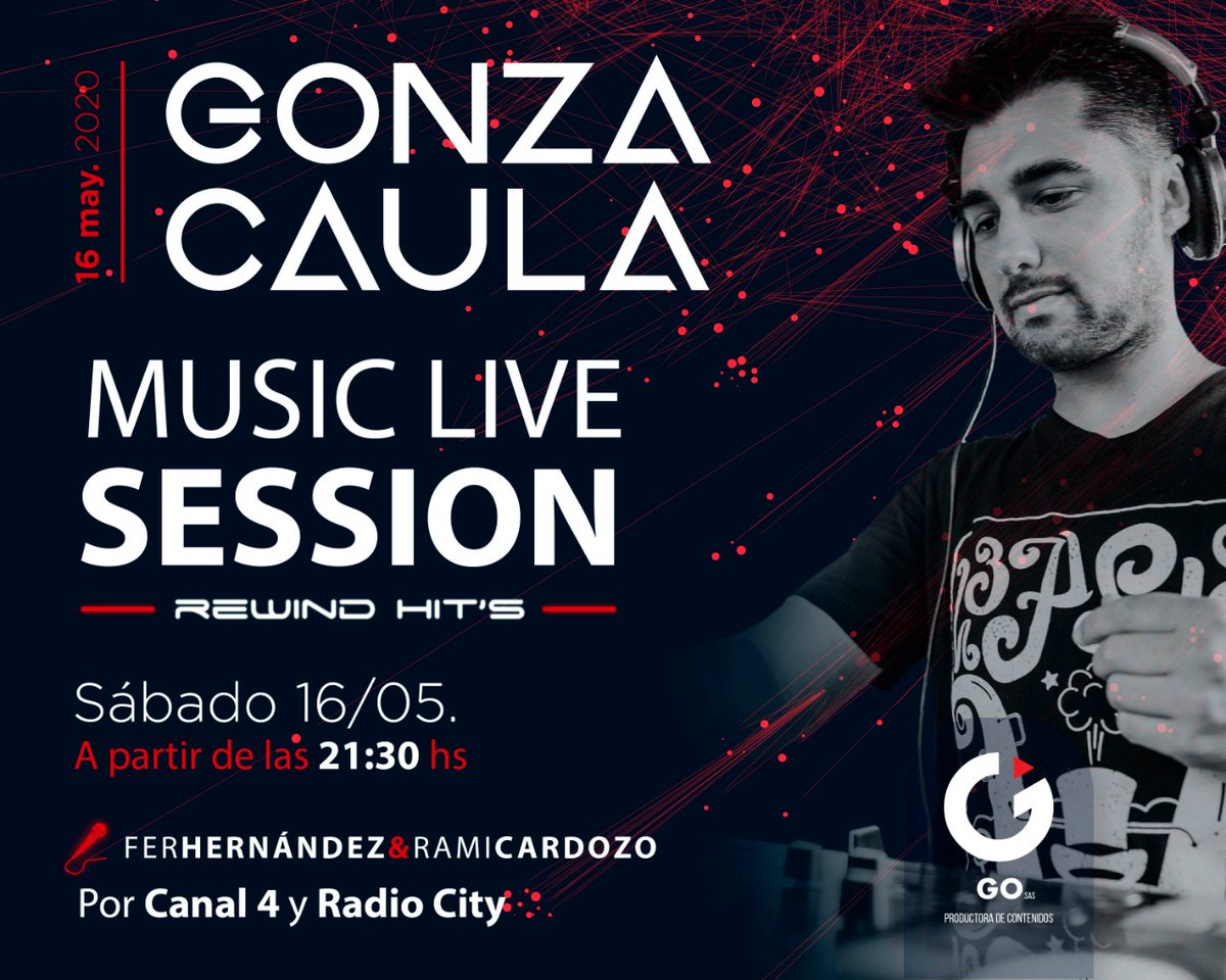 ferherrnandez's tweet photo. A prepararse, porque éste sabado... sobran las anécdotas y la buena música. 
Nos visita en estudios, el Sr. Gonzalo Enrique Caula 👏
21:30hs #MusicLiveSession. Siempre por @Canal4CISC, #RadioCity &amp; #FacebookLive https://t.co/WcnWEc0OxN