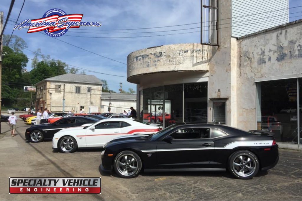 SVE_CARS's tweet photo. 5 years ago, the Mayor of Canonsburg proclaimed 14 May to be “#YenkoDay in Canonsburg” where Don opened his legendary dealership in 1949.All of us @ Specialty Vehicle Engineering are more than proud to celebrate the legacy of the genius of #DonYenko! #yenko #camaro #corvette #tbt https://t.co/ohU5uQ5I5d
