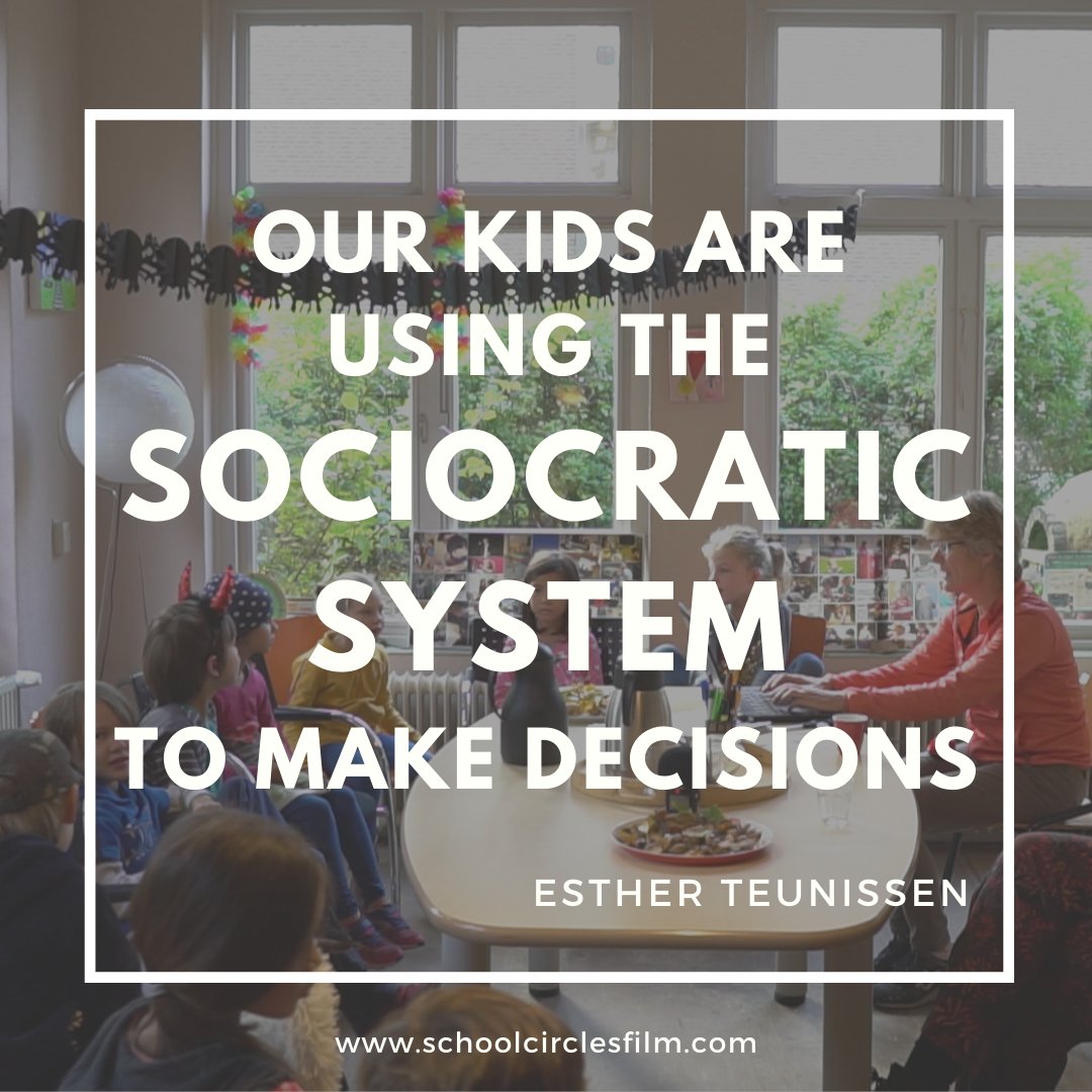 Sociocracy is a system of governance in which decisions are made through consent - i.e. 'no objections'. This way of decision-making encourages people to get to 'good enough for now and safe enough to try'. #sociocracy #democraticeducation #school #governance #decisionmaking