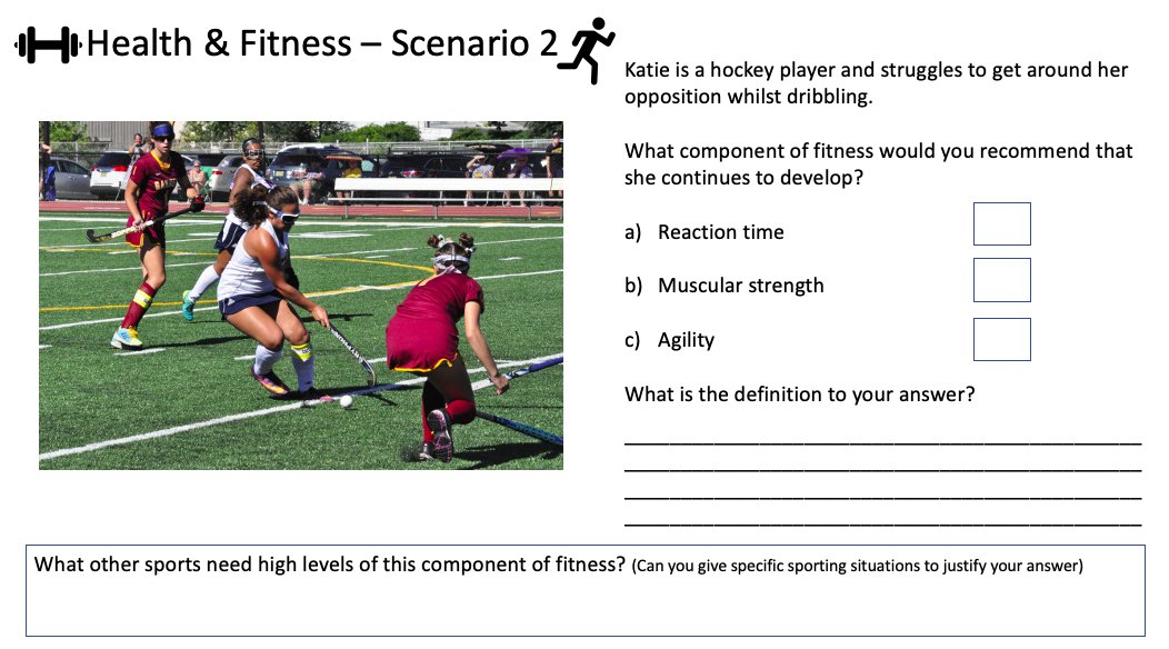 LenahanMr's tweet photo. Health and Fitness #wetweather #distancelearning scenario based cards @TeachMeetPE @PE4Learning https://t.co/evnHtpxaBy