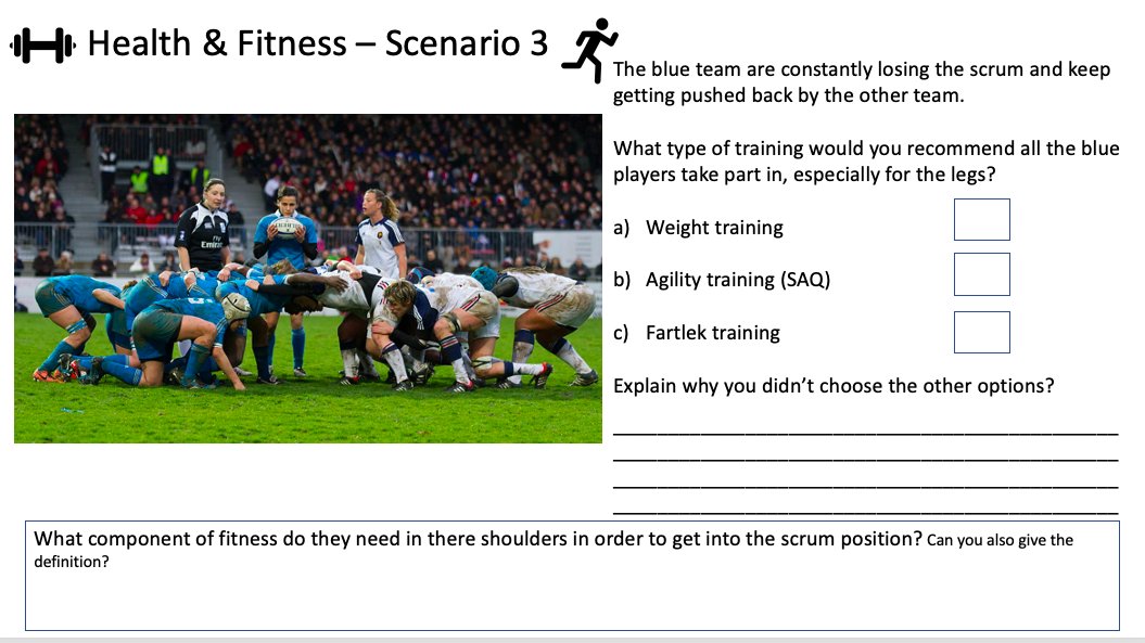 LenahanMr's tweet photo. Health and Fitness #wetweather #distancelearning scenario based cards @TeachMeetPE @PE4Learning https://t.co/evnHtpxaBy
