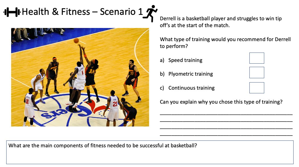 LenahanMr's tweet photo. Health and Fitness #wetweather #distancelearning scenario based cards @TeachMeetPE @PE4Learning https://t.co/evnHtpxaBy