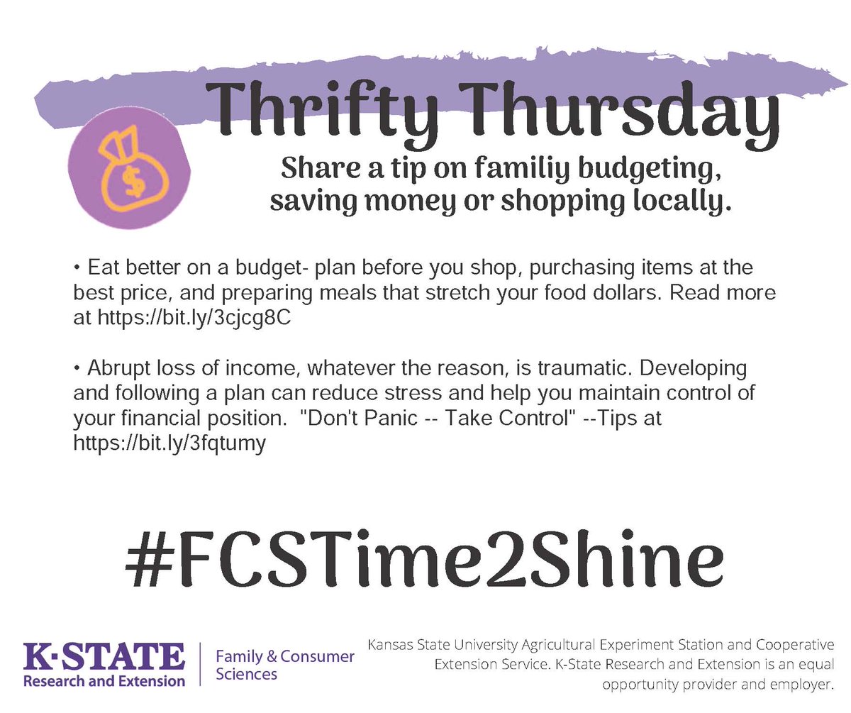 #FCSTime2Shine
#ThriftyThursday