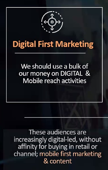 LarsBredahl's tweet photo. .@AjitSivadasan: We should use a bulk of our money on digital and mobile first #marketing activities. #DigitalAtCenter https://t.co/wL8tY3KIVb