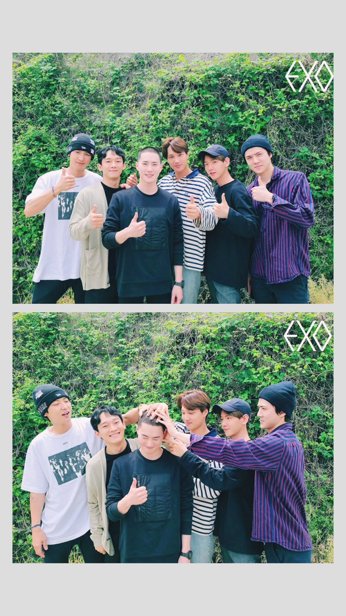 I hope you are well from the beginning till your last day of enlistment🤗💗
P/s jongdae dad glow is no joke