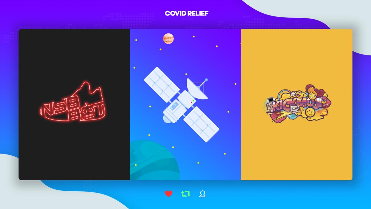 Giveaway Time!

@SignalFNF - 1x Free Month
@NSB_Bot - 1x Renewal Key
<a href="/kickmoji_io/">Kickmoji! 🎉</a> - 1x Renewal Key

Like ❤️
Retweet ♻️
Follow All✅

Donations over $1 will be counted towards another raffle and all donations will be donated to charity: donate.tiltify.com/@covid19fundra…