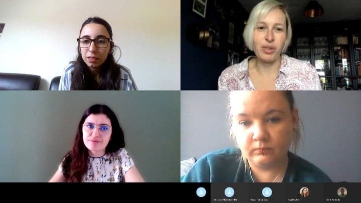 ChildrenFirst16's tweet photo. #ChildrenFirst team works from home! 💻
On May 5th, we attended our 2nd partners meeting despite #COVID19. We are reinventing activities and tools, continuing our work against #genderbasedviolence &amp; #teendatingviolence.
@_IARS_ @cesieong #Symplexis #CSI #DDG #HarokopioUniversity https://t.co/dDJ6Rtu9ad