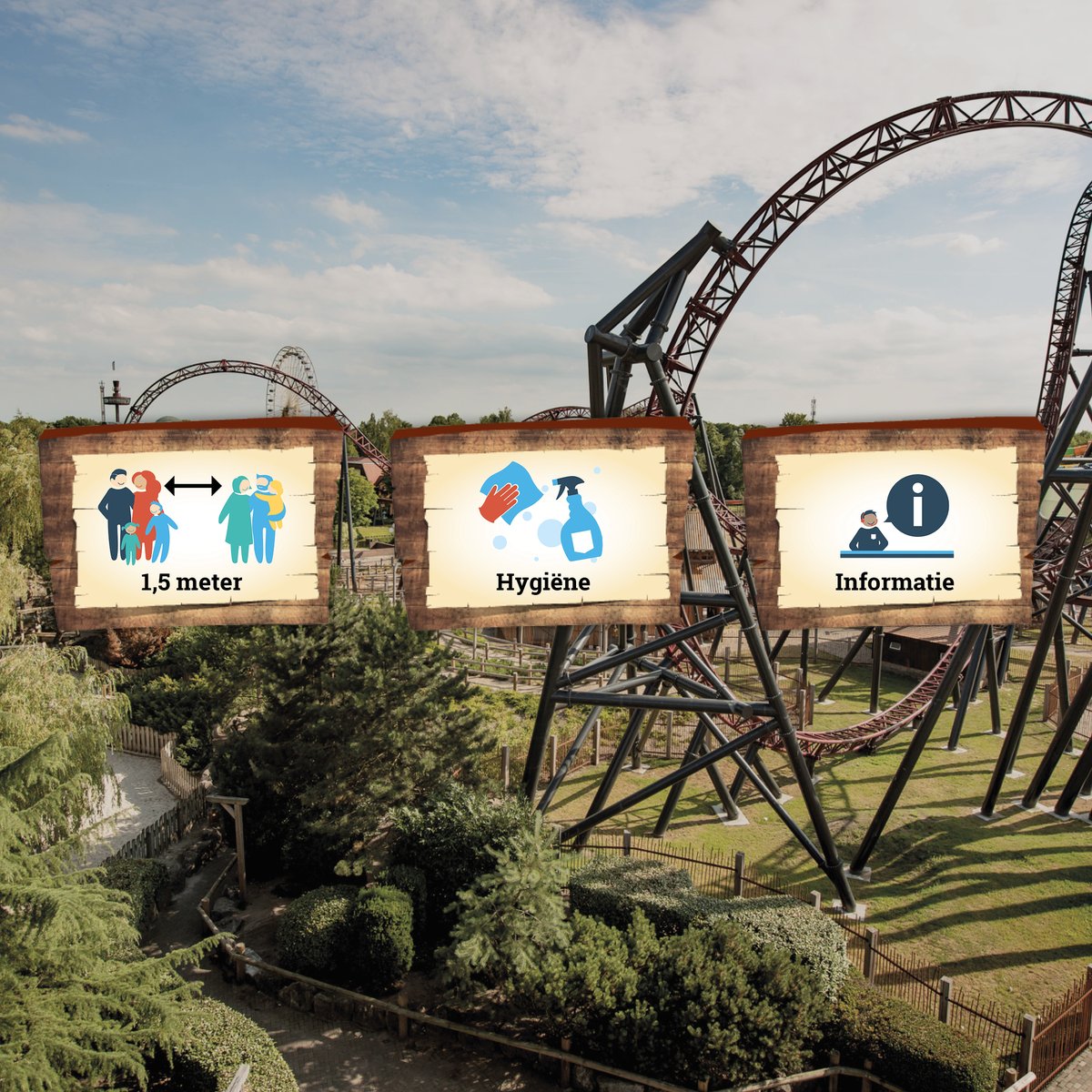 Yihaa! Attractie- &amp; Vakantiepark Slagharen opent vanaf 30 mei de poort! Gasten kunnen weer genieten van Attractie- &amp; Vakantiepark Slagharen. bit.ly/3dJYVXj