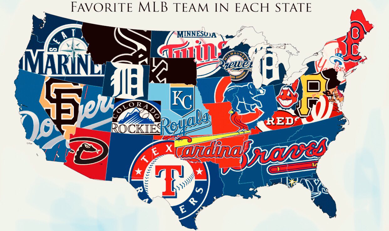 Chi tiết hơn 53 về MLB state map hay nhất  cdgdbentreeduvn