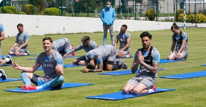 #Trabzonspor, çalışmalarını sürdürdü.