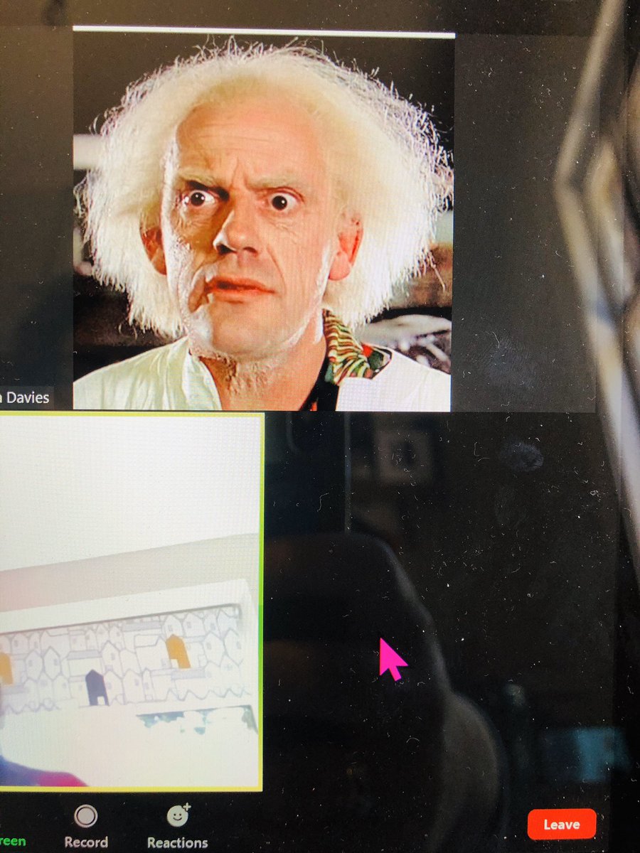 Wasn’t expecting my old Facebook profile picture of my #COVIDhair to be profile picture at #Zoom work meeting today.  #WorkingfromHome #remote #SpeechtoText #captions  #StayHomeSaveLives.