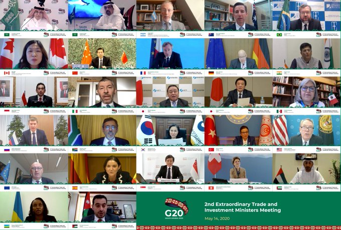 Second Extraordinary G20 Trade & Investment Ministerial Meeting, May 14, 2020.