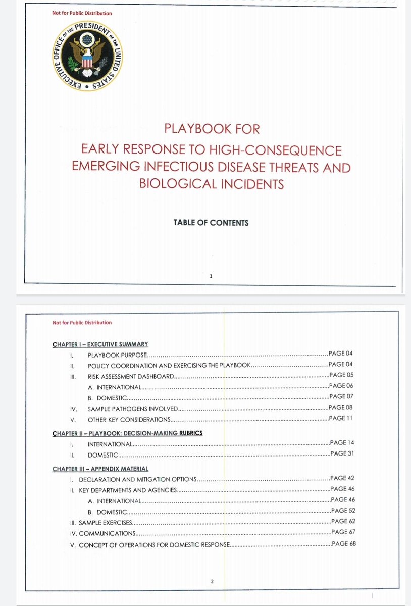 BVictoriaCook's tweet photo. @realDonaldTrump @VP 
You and/or your staff can Google Pandemic Playbook to get the detailed 69-page Playbook that the Obama Administration left on how to  prepare for and respond to a pandemic! Stop lying and deflecting! Over 84,000 deaths and growing on your watch! #BadNumbers https://t.co/Ec16qJdsnJ