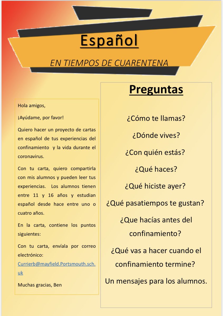 MrBCurrier's tweet photo. Thanks to the idea from @gisellefiti, Iโve created this and sharing out for letters and stories to share with my pupils #mfltwitterati #mflmayf https://t.co/Diza2J4M7m