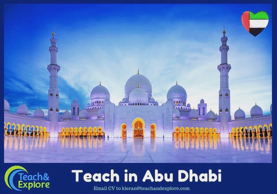 KieranTeach's tweet photo. 🇦🇪 Teach in Abu Dhabi 🇦🇪 

We require primary and special education teachers for schools in Abu Dhabi. Interested candidates should be available to start this August. (1 of 3) https://t.co/1d3Ek0CUFC