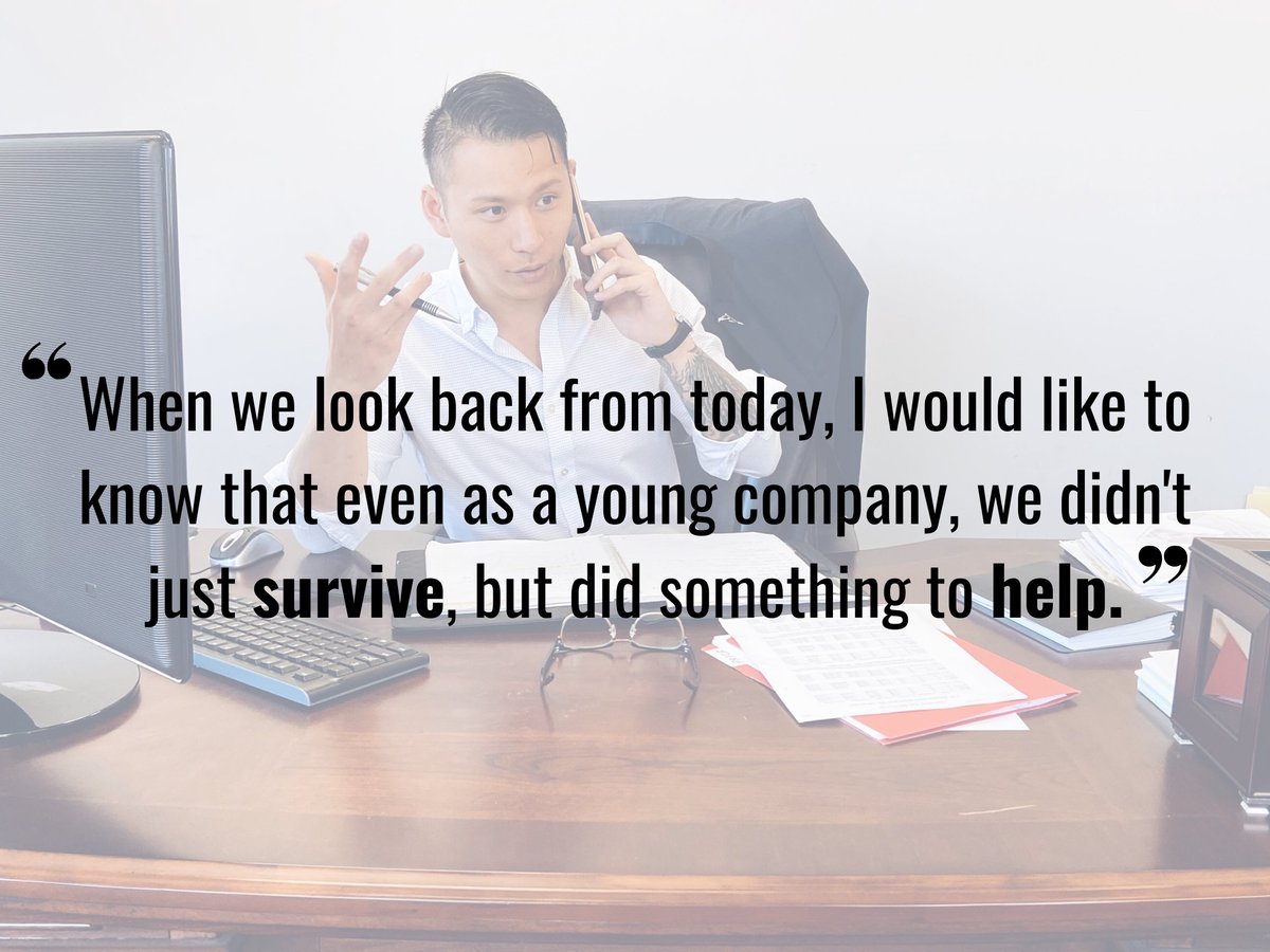 TavosCanada's tweet photo. Tavos has always been motivated to cater to their clients and community. Justin Lee, the co-founder of Tavos Industries Inc. would like to look back and know that even as a young company, him and his team have contributed and helped individuals during the COVID-19 pandemic. https://t.co/BwYpUytj6H