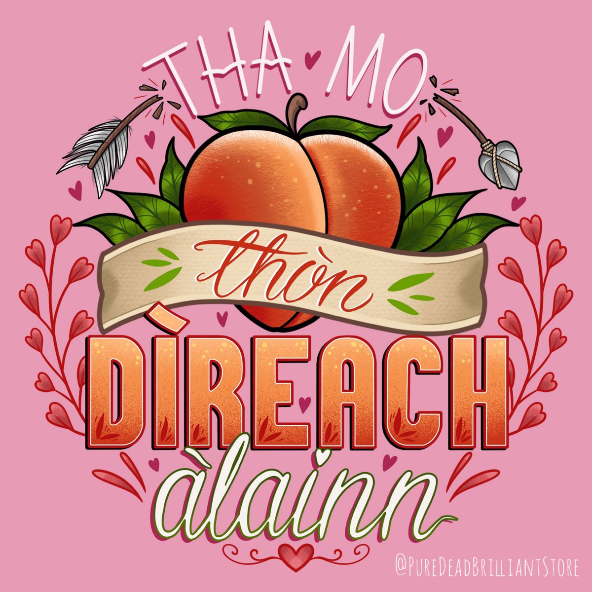 Tha mo thòn dìreach àlainn