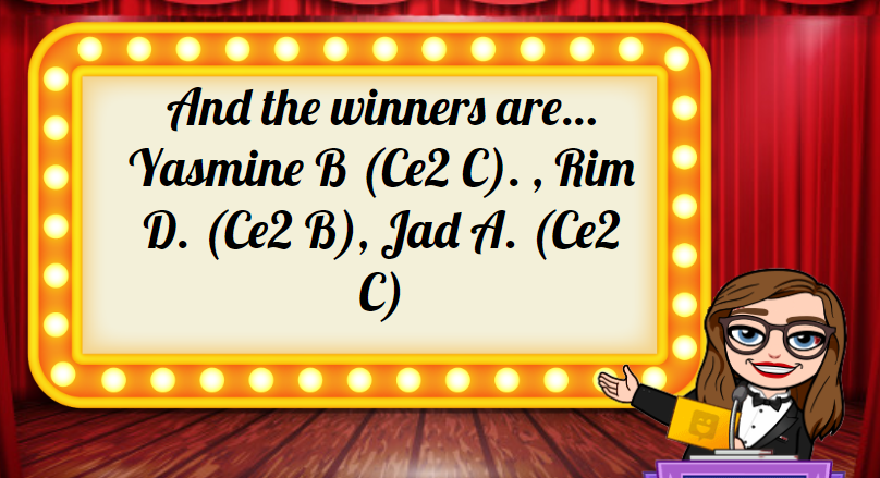 DaudetEnglish's tweet photo. And our winners of the day are... https://t.co/cHw0bnf2nD