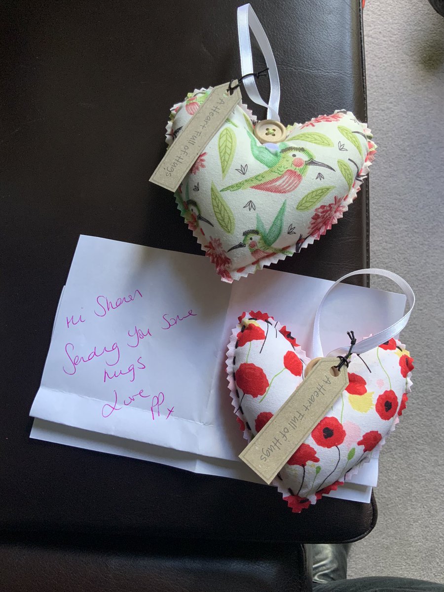 Aww just arrived home to find a little parcel, absolutely love my hugs thank you so much Paula Postlethwaite  a fantastic surprise ❤️❤️❤️❤️po