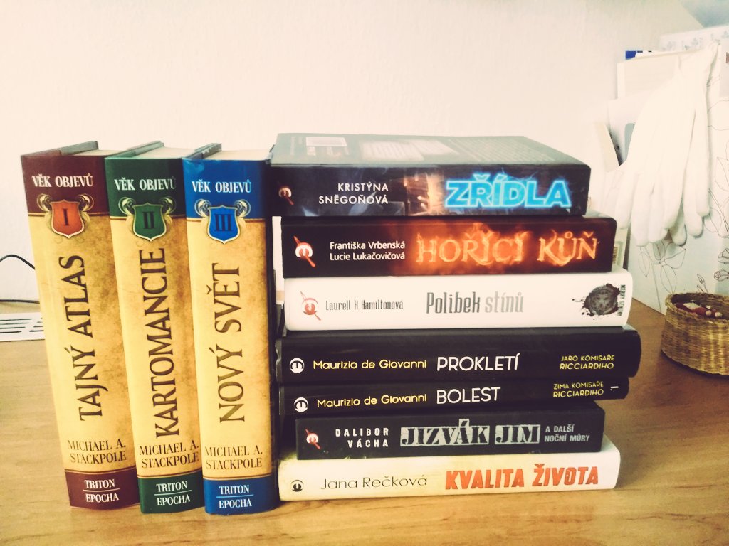 AriArenka's tweet photo. A máme tu druhý balíček 📦 📚 #linka451 #nakladatelatviEpocha https://t.co/AQfgarlLpG