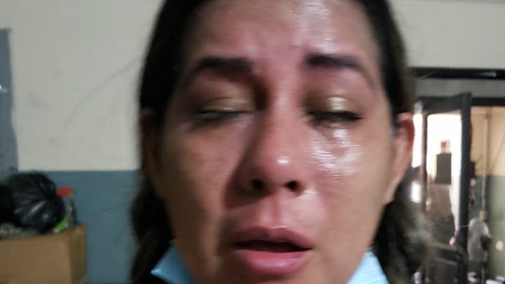 SDonziger's tweet photo. My solidarity with citizens in Ecuador who were brutally beaten today during peaceful protest of funding cuts for education by President @Lenin -- the same man who in March paid $325 million to Wall Street bondholders during the height of the COVID pandemic. https://t.co/hzakFvVkki
