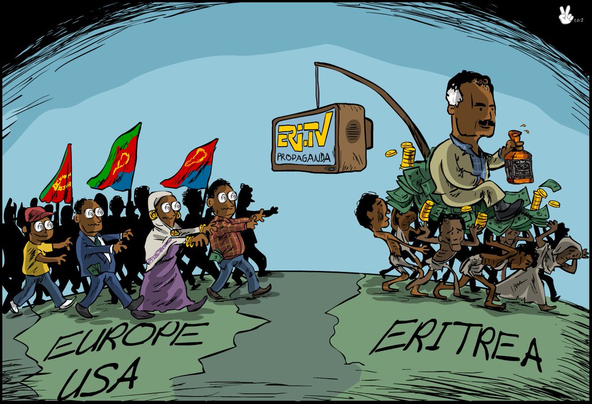 Its no accident that we've a detached Diaspora allied to  #Eritrea|n regime bereft of any Critical thinking, & any form of Intellectualism.Its been specifically molded that way since 1970s. But how this community came to be initially, is a very different story.Thread: