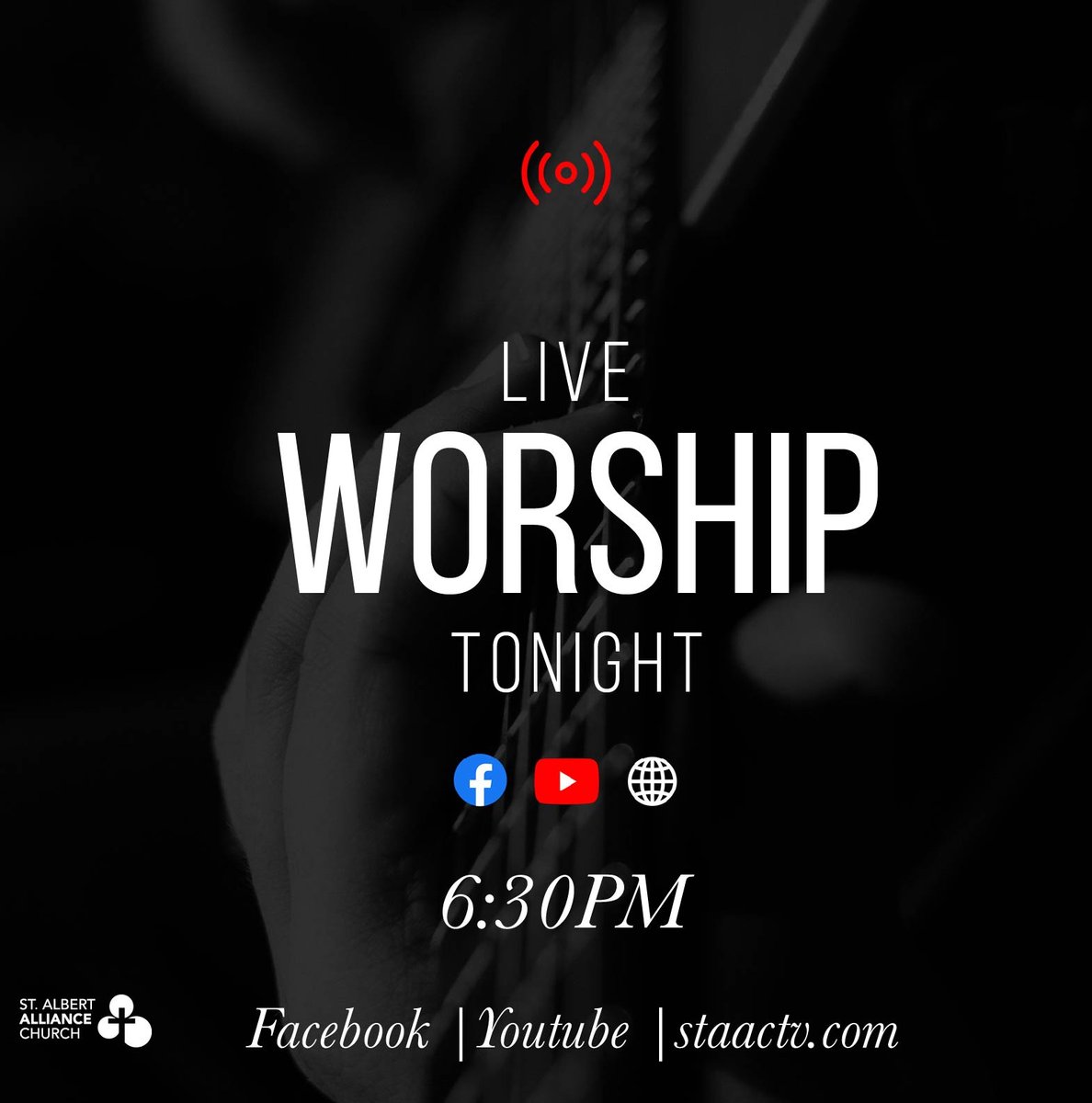 StAAllianceCh's tweet photo. Don't forget to join us tonight from 6:30- 6:55PM as we spend time in live worship and prayer together! Join us on Youtube, Facebook or https://t.co/ImjEQeAgCD
#40dayswithJesus #midweekworship #worshipandprayer #staac #church https://t.co/Ed80LatY73