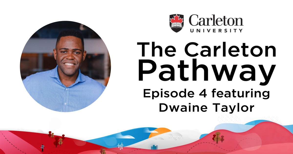 MyCarletonU's tweet image. Meet Dwaine Taylor of @CarletonSEO - a social activist whose career has involved projects in the local Ottawa community and around the world. 🌍
On the #CarletonPathway podcast he shares his advice on how to make a positive change in your community. 
students.carleton.ca/2020/05/carlet…