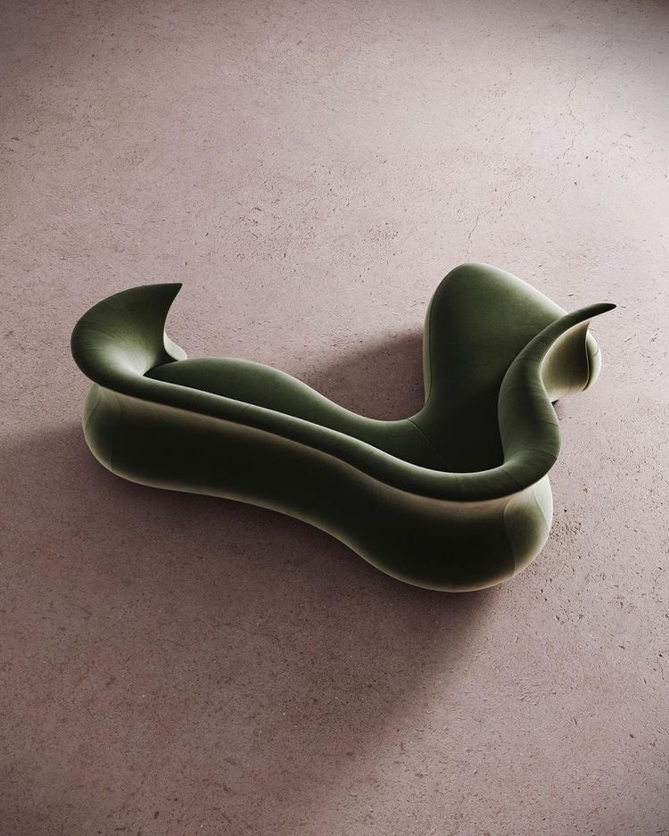 _____abadi's tweet photo. the “amphora corner” curved sofa by DESFORMA — inspired by the shapes of a neolithic amphora https://t.co/isk0Qqcv5u