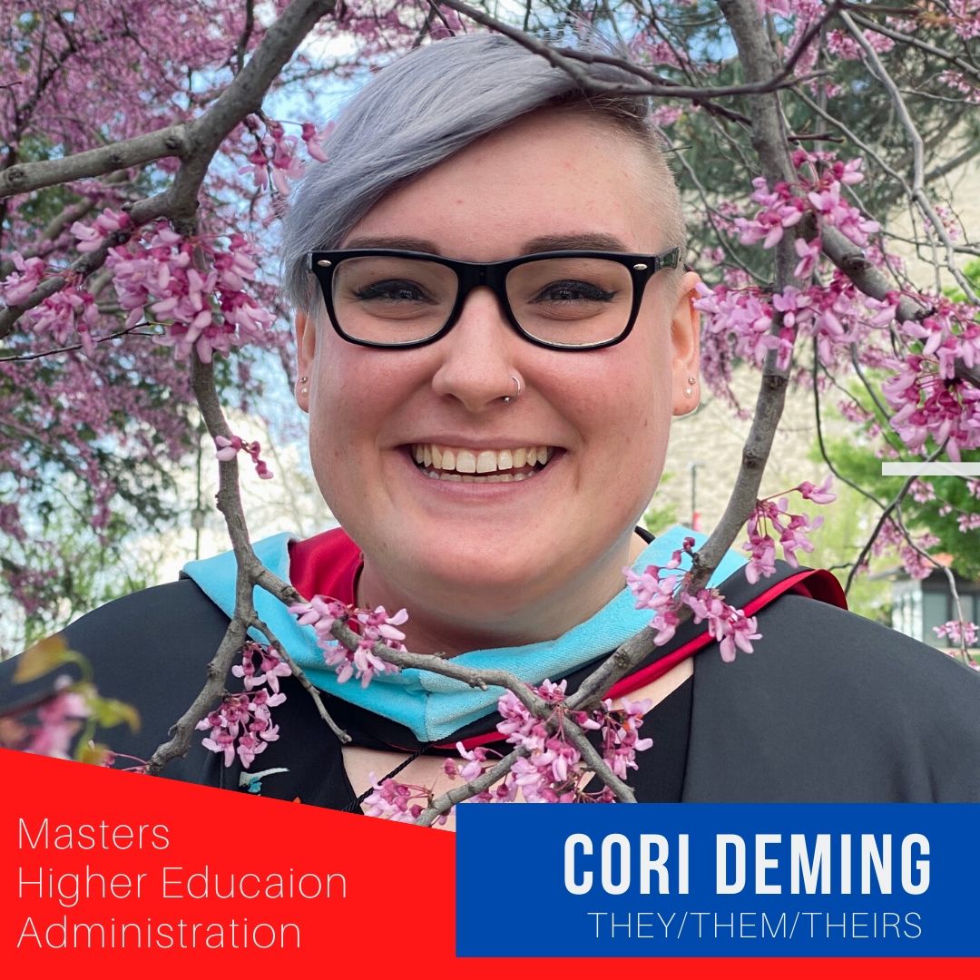 SGD_KU's tweet photo. So many beautiful graduates!!! 
Matthew Downen (He/Him, They/Them) PhD Geology. 
Cori Deming (They/Them) M.Ed Higher Education Administration!! #KUGraduates #LGBTQGraduates #SGDatKU https://t.co/USctry0n3d