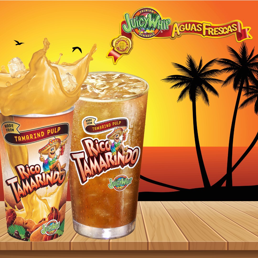 JuicyWhip's tweet photo. Rico Tamarindo is the ideal mix of tart n' sweet flavors you could find in an Aguas Frescas beverage!

#JuicyWhip #LaVerne #HispanicBeverages #HispanicDrinks #AguasFrescas #JuicyWhipBeverages #BeverageDistributor https://t.co/6W8vh7kSI7