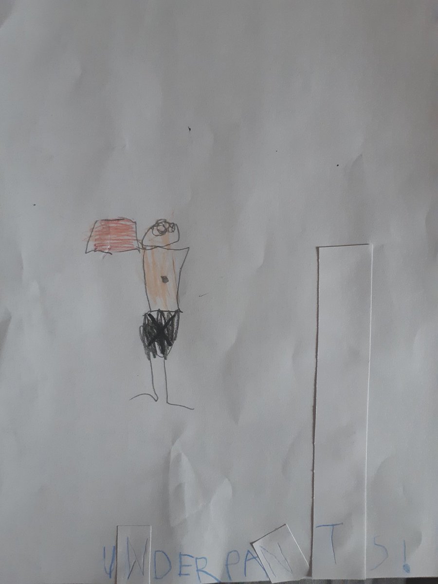 Readergirl4's tweet photo. #checkout a budding artist drawing of his fav part after reading ⁦@helainebecker⁩ #YouCanRead! Reading in his # underpants 😊 what is u’r fav part of this story? ⁦@berlee22⁩ ⁦@WilshireLibrary⁩ ⁦@CDavisRead⁩ ⁦@MrsLHill2⁩ ⁦@FHLlibrary⁩ ⁦ https://t.co/pInvCN7Ns0