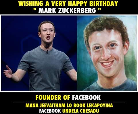                ..  Happy Birthday Mark Zuckerberg!  