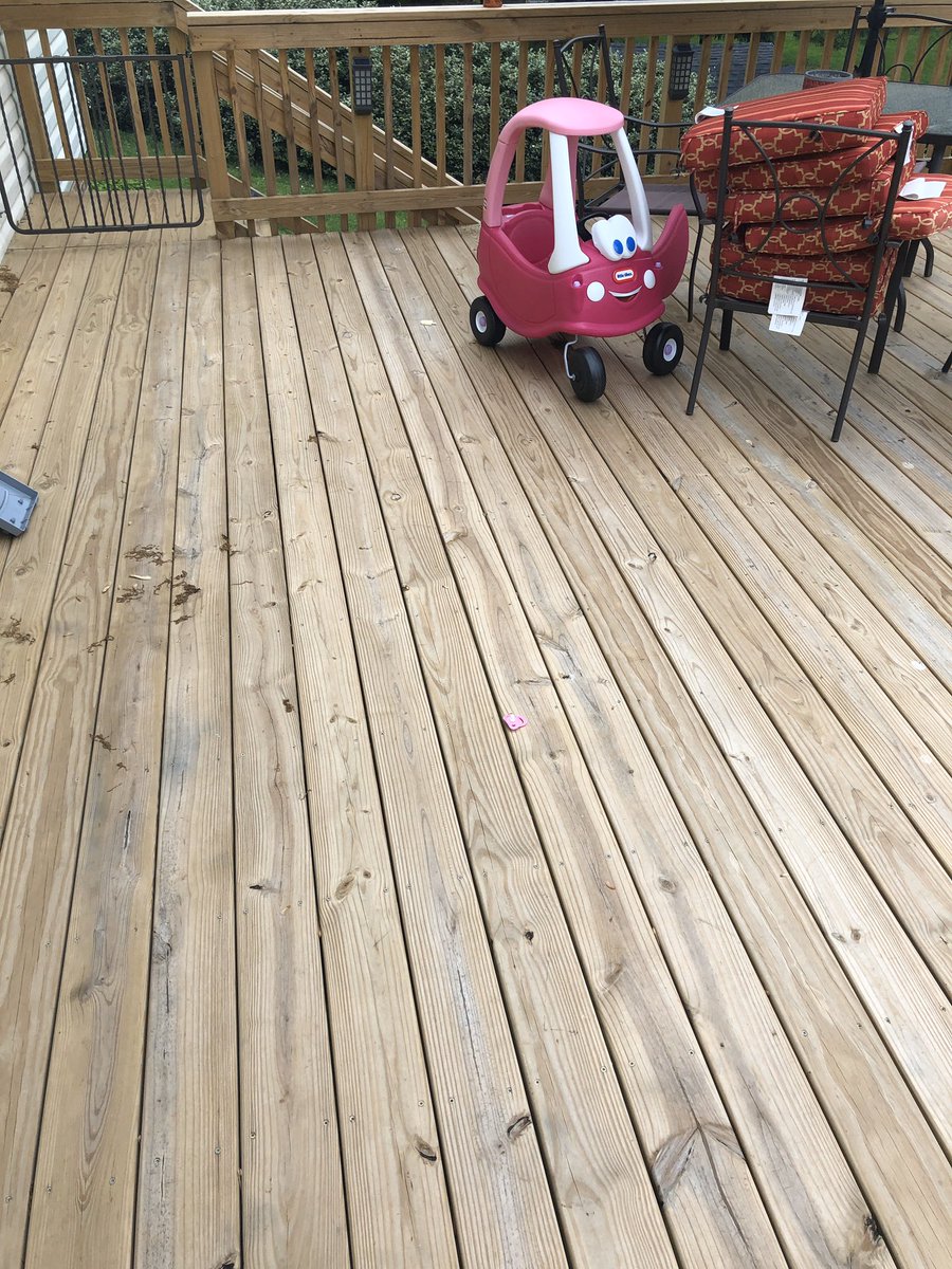 Novick22's tweet photo. Thank you @ReadySealinc for making a stain and sealer truly “goof proof.” My daughter could help without messing anything up! #lightoak https://t.co/tyO71gXSYf