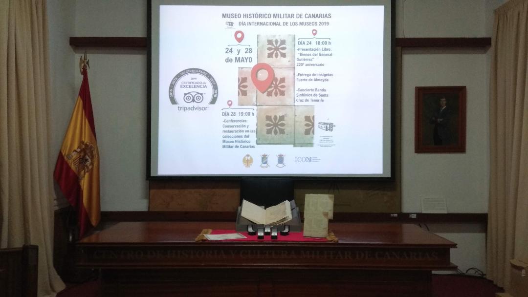 AAArtilleros_'s tweet photo. No olvidamos hoy el 221º aniv. del fallecimiento del #GeneralGutiérrez, Cte. Gral. de #Canarias y vencedor de #HoracioNelson #25jul1797. En #DIM2019 #MomentosMuseoMW se presentó #libro inédito de "Relación de Bienes", además de entrega de reconocimientos y un precioso concierto. https://t.co/ND8HUYKkxH
