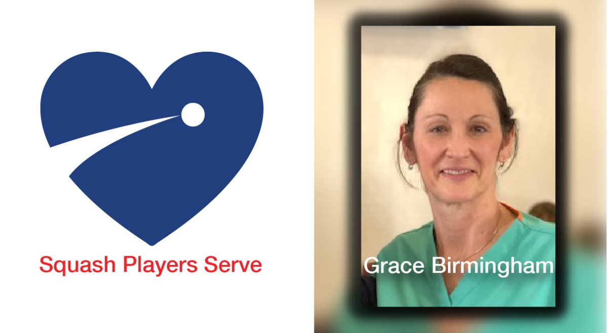 USSQUASH's tweet photo. This week in our #SquashPlayersServe series we are recognizing Grace Birmingham, a certified nurse who serves as the Director of Surgical Services at University Hospital and Medical Center in Tamarac, Florida. 👏🏻
⇢Head to the link for... #FlattenTheNick https://t.co/7hJFJ5GGKQ https://t.co/sIJJMlmF7G