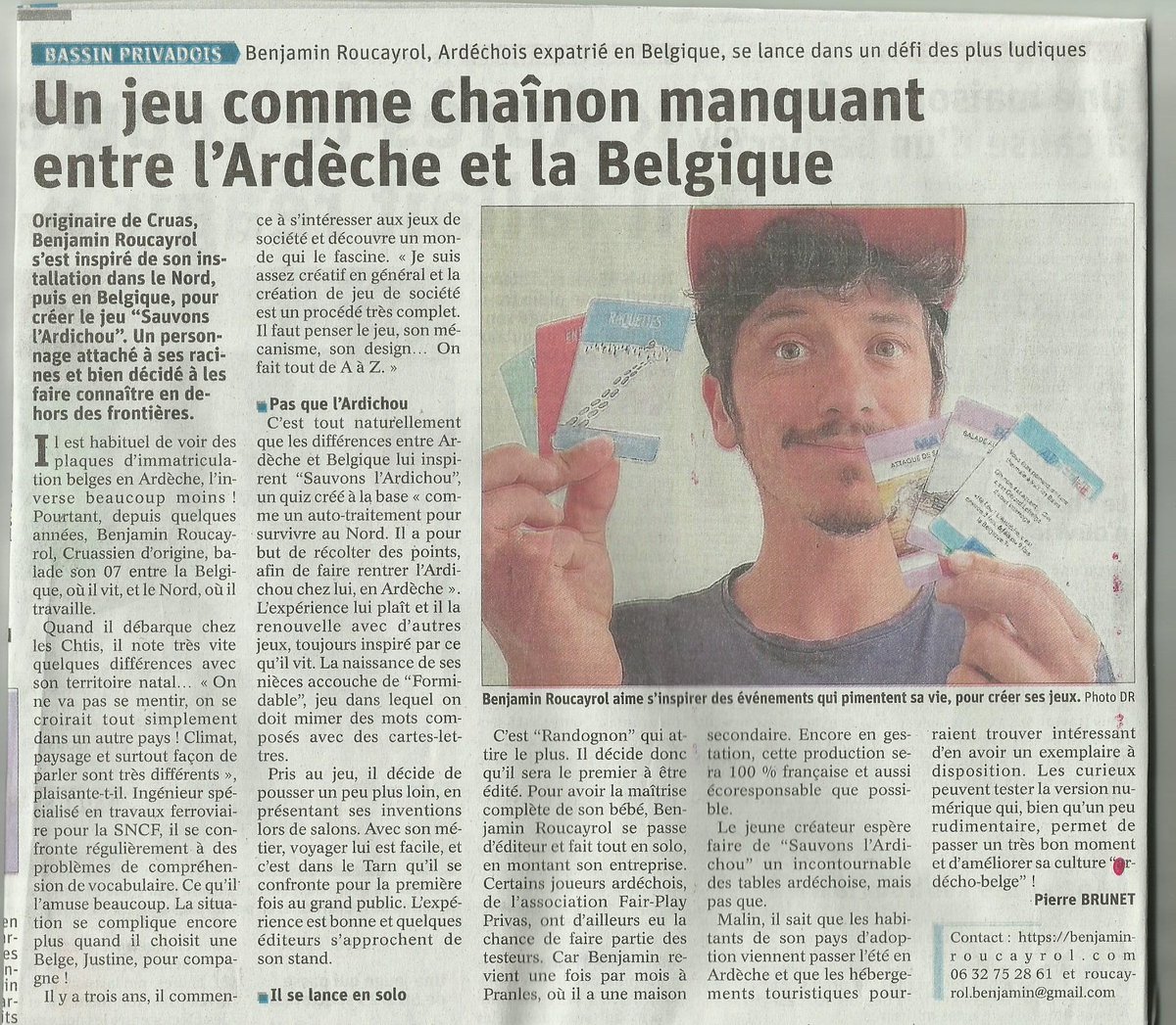 benroucayrol's tweet photo. Merci @ledauphine  🤗 https://t.co/kFnJogPMlU