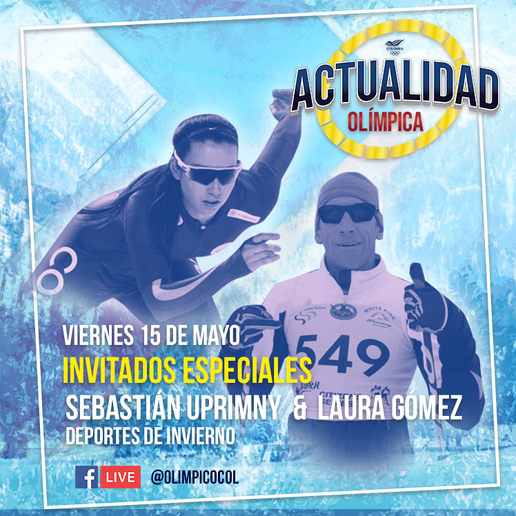 ¡Mañana un nuevo Live de Actualidad Olímpica!

❄️Los atletas olímpicos de invierno <a href="/laugomezq7/">Laugomezq7</a>  y <a href="/sebas_uprimny/">Sebastian Uprimny  OLY</a> , hablarán de cómo es el trabajo y el reto de la masificación de los deportes de invierno para Colombia.🇨🇴