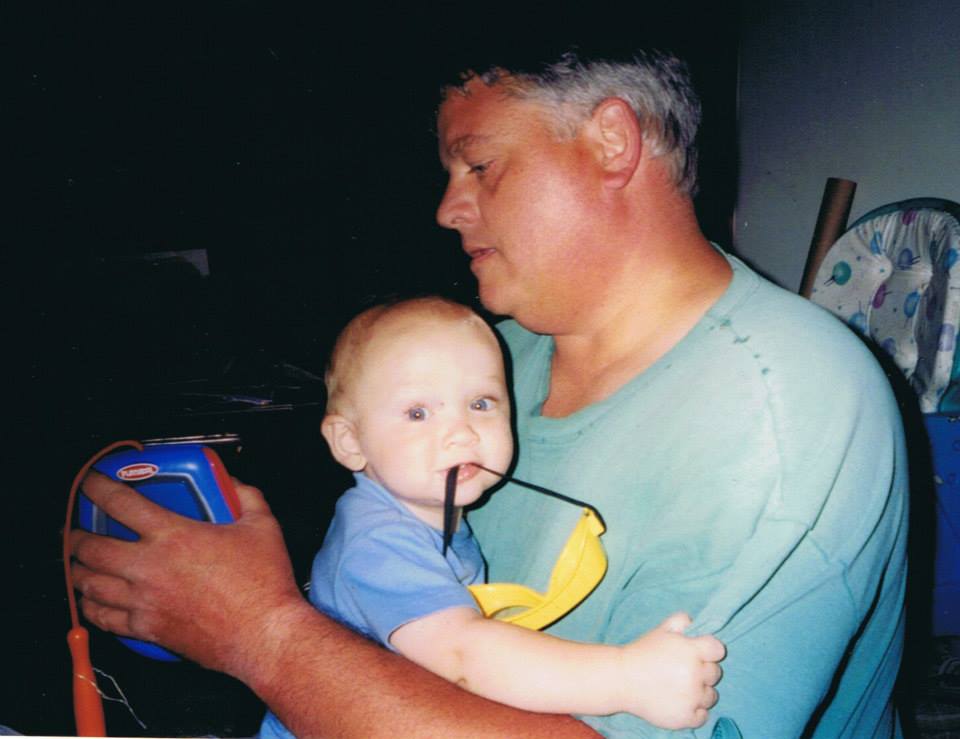 Tyler Staton with his late grandpa Steven Dickenson on his first birthday! #JISDJECA2020