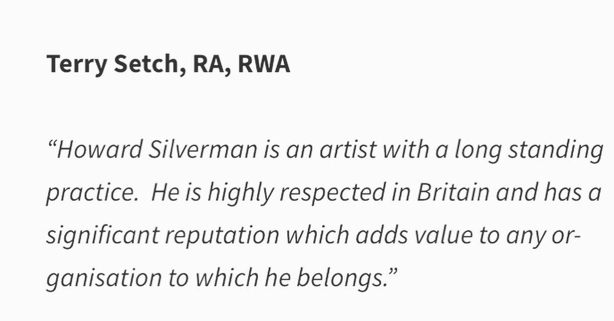 spikereviewed's tweet photo. Today’s #quoteoftheday from Terry Setch, RA, RWA. More quotes from students, artists, gallerists and curators on the website - link in bio above - ⏫⏫ under ‘It’s not just us...’ #terrysetch #howardsilverman #spikeevictions #spikeisland #bristol #contemporaryart https://t.co/Wj8tIYwbcT