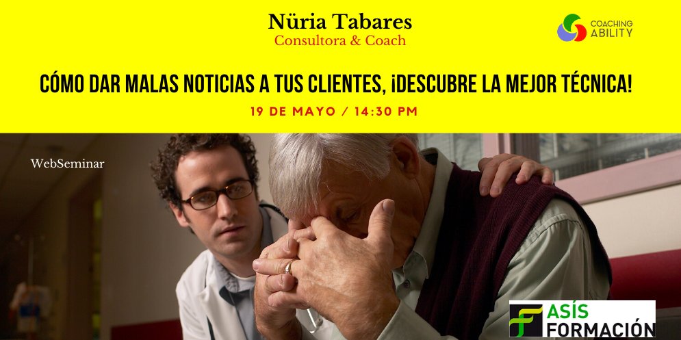 CoachingAbility's tweet photo. Si queréis inscribiros a este WebSeminar podéis hacerlo a través del link https://t.co/XXMqL1Gukf ¡Será un placer estar con tod@s vosotr@s!! https://t.co/q4gTTXhNoR