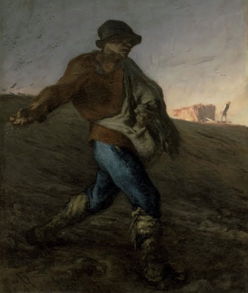 hoseok / jean-francois millet, the sower, 1850 @BTS_twt